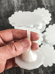 Прозрачный набор кондитерских гвоздиков 