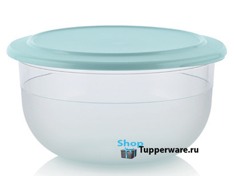 Чаша 3,5л из Сервировочной коллекции Tupperware с бирюзовой крышкой