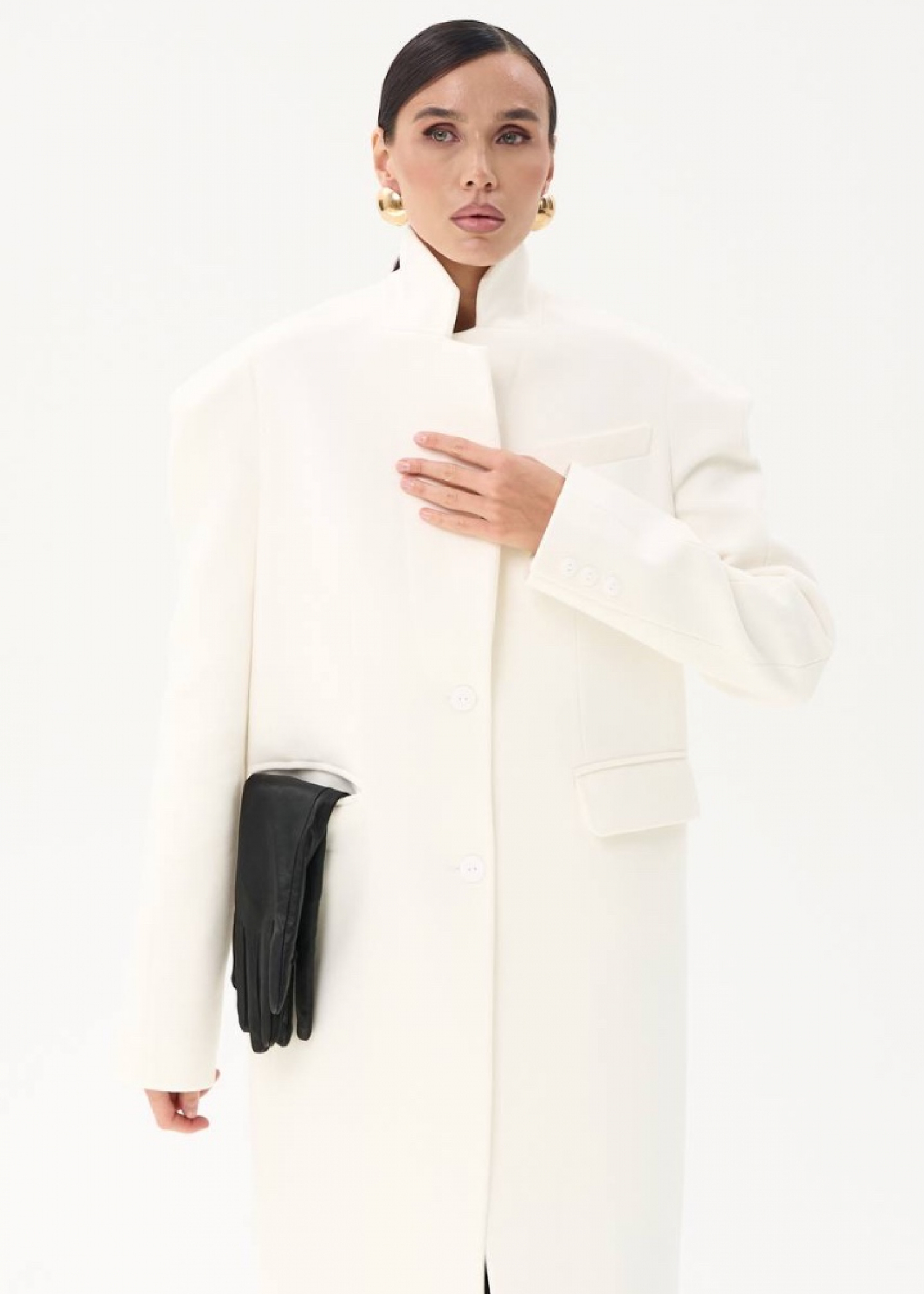 Пальто Топ, Белое