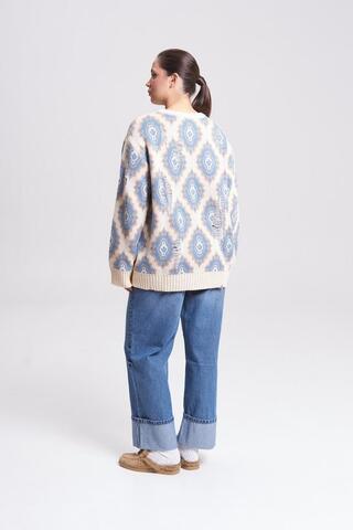 Свитер Idel История молочный