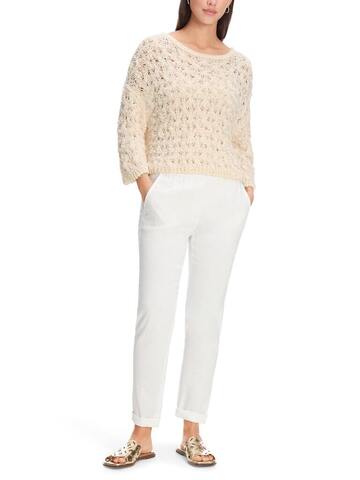 Marc Cain Брюки в стиле лаунж-шик из фирменной смеси льна, вискозы и эластана