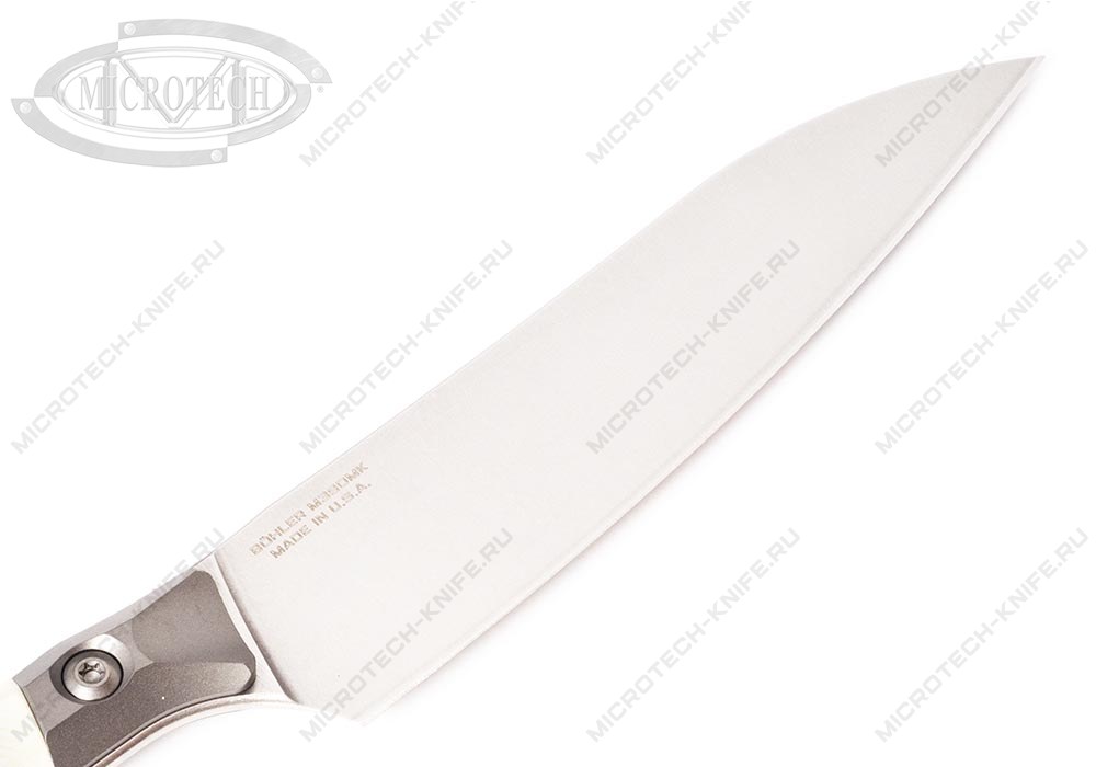 Нож Microtech Kitchen Utility Ivory 3400B-10IV Bolster