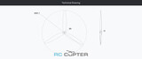 Пропеллер нейлоновый C15x08x3 трёхлопастной Cinelifter T-Motor (пара)
