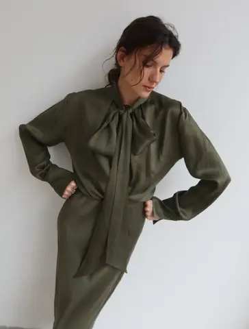 Блуза с лентой Parvina