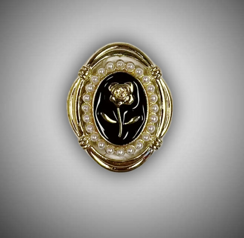 Флоризель, металл, 33*27мм,цвет золото