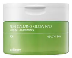 Celimax Успокаивающие пэды для лица с экстрактом нони -The Real Noni Calming Glow Pad, 50шт