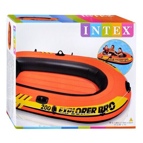 Лодка Explorer Pro 200 (до 120кг) 196х102х33см, 58356NP INTEX