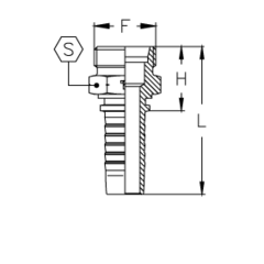 Фитинг DN 10 DKO-S (Ш) 18x1.5 10 TIEFFE