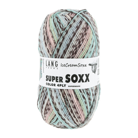 Lang Yarns Super Soxx Ice Cream Color 480