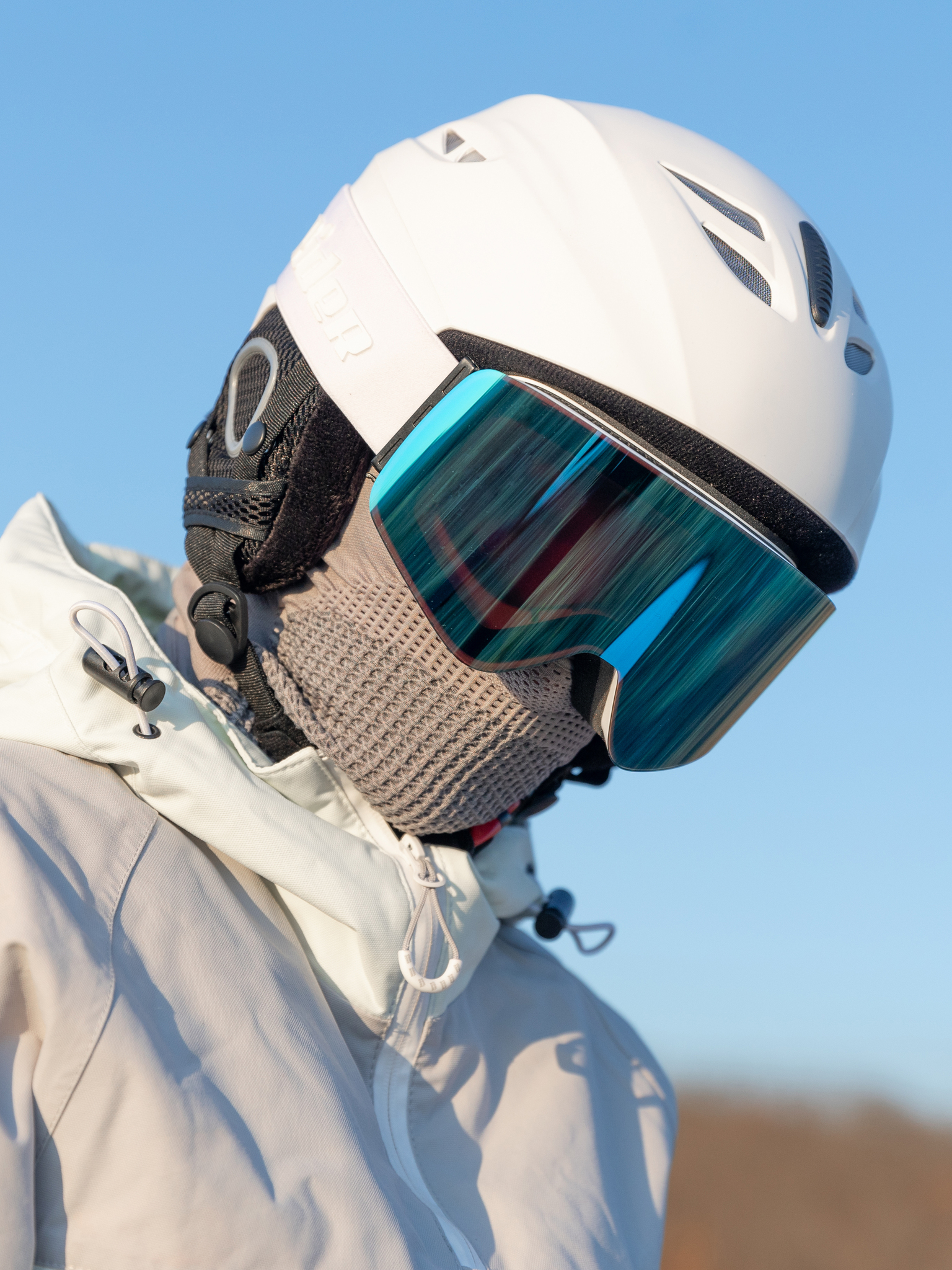 Маска горнолыжная EasyRider WHITE цвет голубой - Маски горнолыжные | iRide shop фото 3