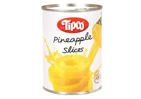 Консервированные ананасы кольца в ананасовом соке, 580мл