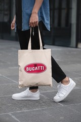 Мужская сумка-шоппер с принтом Bugatti (Бугатти) бежевая 003