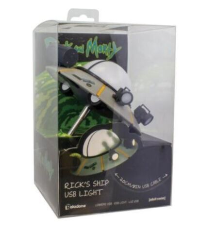 Рик и Морти светильник USB Корабль Рика