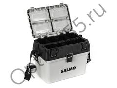 Ящик Salmo 2-х ярусный (из 2х частей) 38х24,5х29см серый