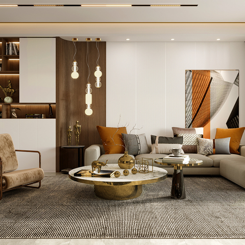 Подвесной светодиодный светильник Maytoni Collar P069PL-L35G3K