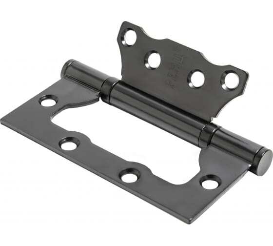 Петли (комплект) накладная Ренц IN100-2BB FH B безВР (2шт), цвет черный (гарантия - 12 месяцев)