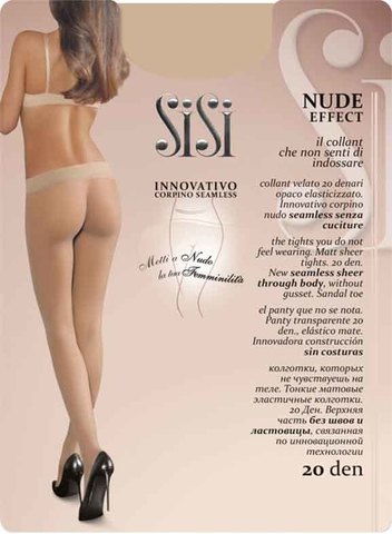 Женские колготки Nude Effect 20 Sisi