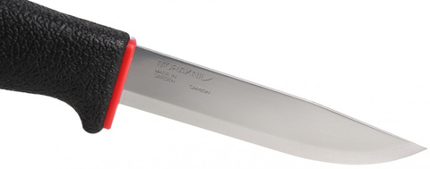 Нож Morakniv Allround 711 стальной, лезвие: 102 mm, прямая заточка черный/красный (11481)