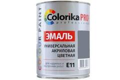 Эмаль Colorica Prof акриловая универсальная черная 0,9л Е-11