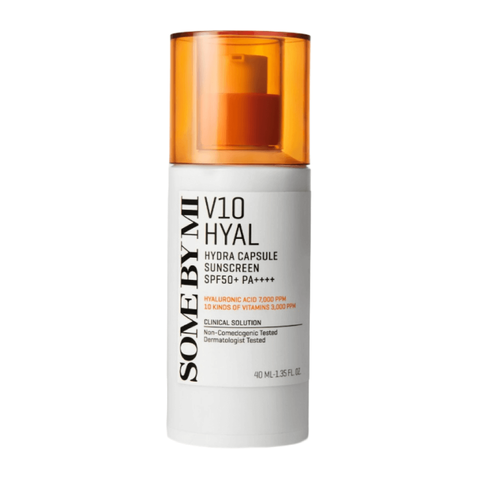 Some By Mi V10 Hyal Hydra Capsule Sunscreen SPF50+ PA++++ капсульный увлажняющий санскрин для лица