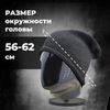 Картинка шапка-бини Skully Wear DDM-332 black - 2