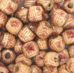 Бусины пришивные дерево, р. 10 мм