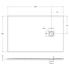 BelBagno TRAY-MR-UNO-AH-140/90-35-W TRAY-MR-UNO-AH-140/90-35-W Поддон из искусственного мрамора