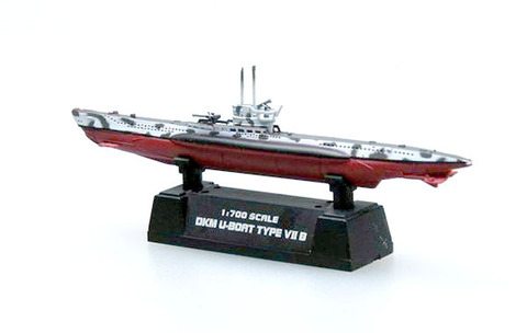 Модель Подводная лодка U7B масштаб 1:700 ВМФ Германии