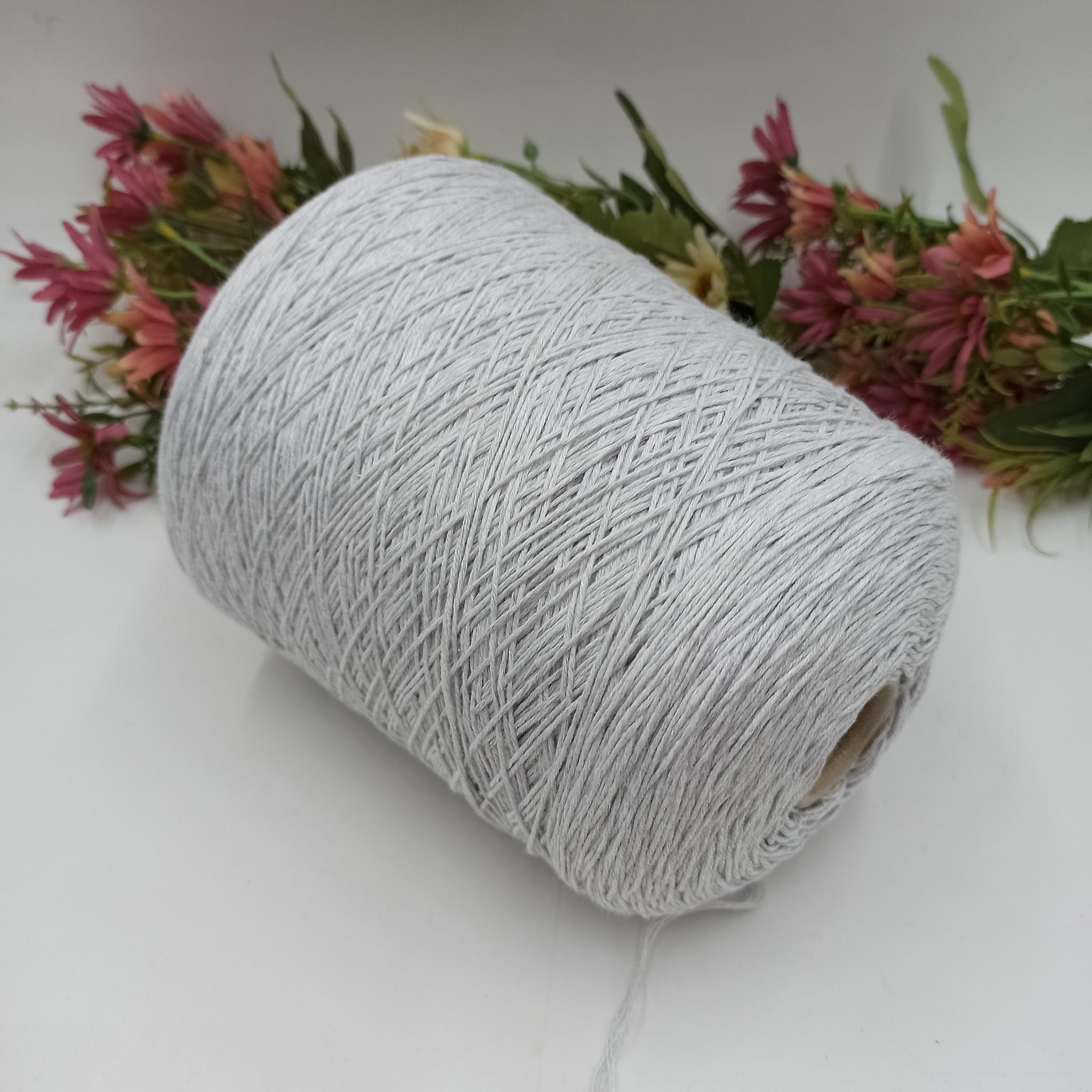 Pima Cotton Pura Lana Italia 340м/100гр Светло-серый меланж 02