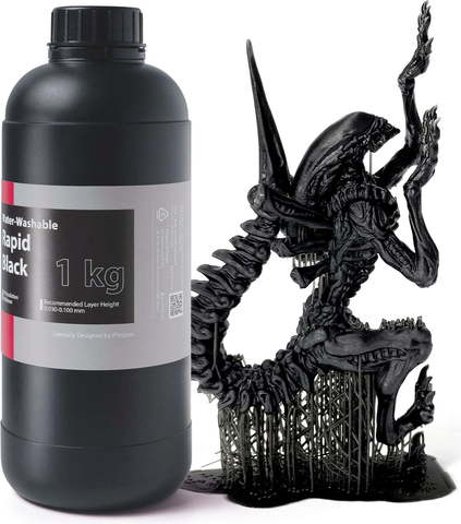 Фотополимер Phrozen Water Washable Black, черный (1 кг)