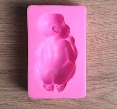 Молд младенец большой 10х6,5х2,5 см