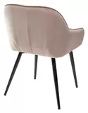 фото 2 Стул BREEZE BLUVEL-40 BEIGE, велюр / черный каркас, М-City на profcook.ru