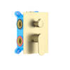 Aquatek AQ1247BG AQ1247BG ОБЕРОН смеситель для ванны 3 режима (внешняя и скрытая часть), шлиф. золото