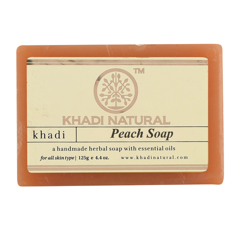 Мыло натуральное Кхади Персиковое Khadi Natural Peach Soap 125г