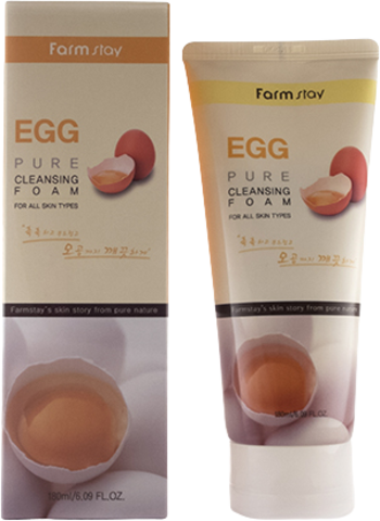 Farmstay Пенка очищающая с яичным экстрактом Egg Pure Cleansing Foam