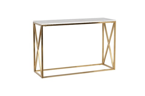 Консоль Garda Decor Bianco Namibia матовое золото 47ED-CST023GOLD