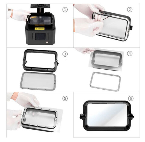 Комплект FEP-пленок SMOLA А5 для 3D принтера (210х148 мм, 100 мкм, 3 шт)