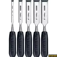 STAYER Max-Cut, 5 предм., набор стамесок (1820-H5)