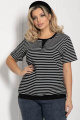 Блуза Асти (черная) Б12628-20 LT Collection