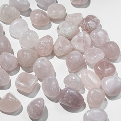 Камушки натурального розового кварца, 19-25,5мм