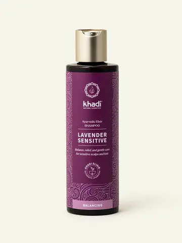 ЛАВАНДА шампунь для чувствительной кожи головы Khadi Naturprodukte, 200 мл