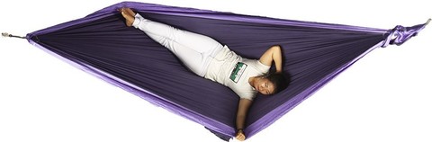 Картинка гамак туристический Ticket to the Moon king size hammock Navy Blue/Purple - 1