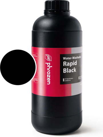 Фотополимер Phrozen Water Washable Black, черный (1 кг)