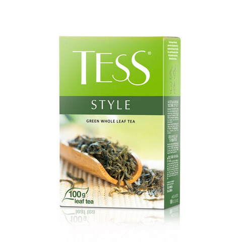 Чай зеленый листовой Tess Style, 100 г