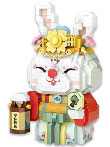 Конструктор LOZ Кролик из традиционной китайской истории 910 деталей NO. 9270 Rabbit from China traditional story mini blocks