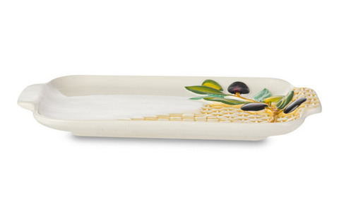 Блюдо прямоугольное 26х16см Edelweiss Оливки