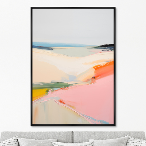 ArtNoMore - Репродукция картины на холсте Landscape Collection, Coastal beaches, No 1, 2024г.