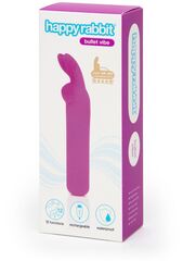 Лиловая вибропуля с ушками Rechargeable Rabbit Ears Bullet Vibrator - 