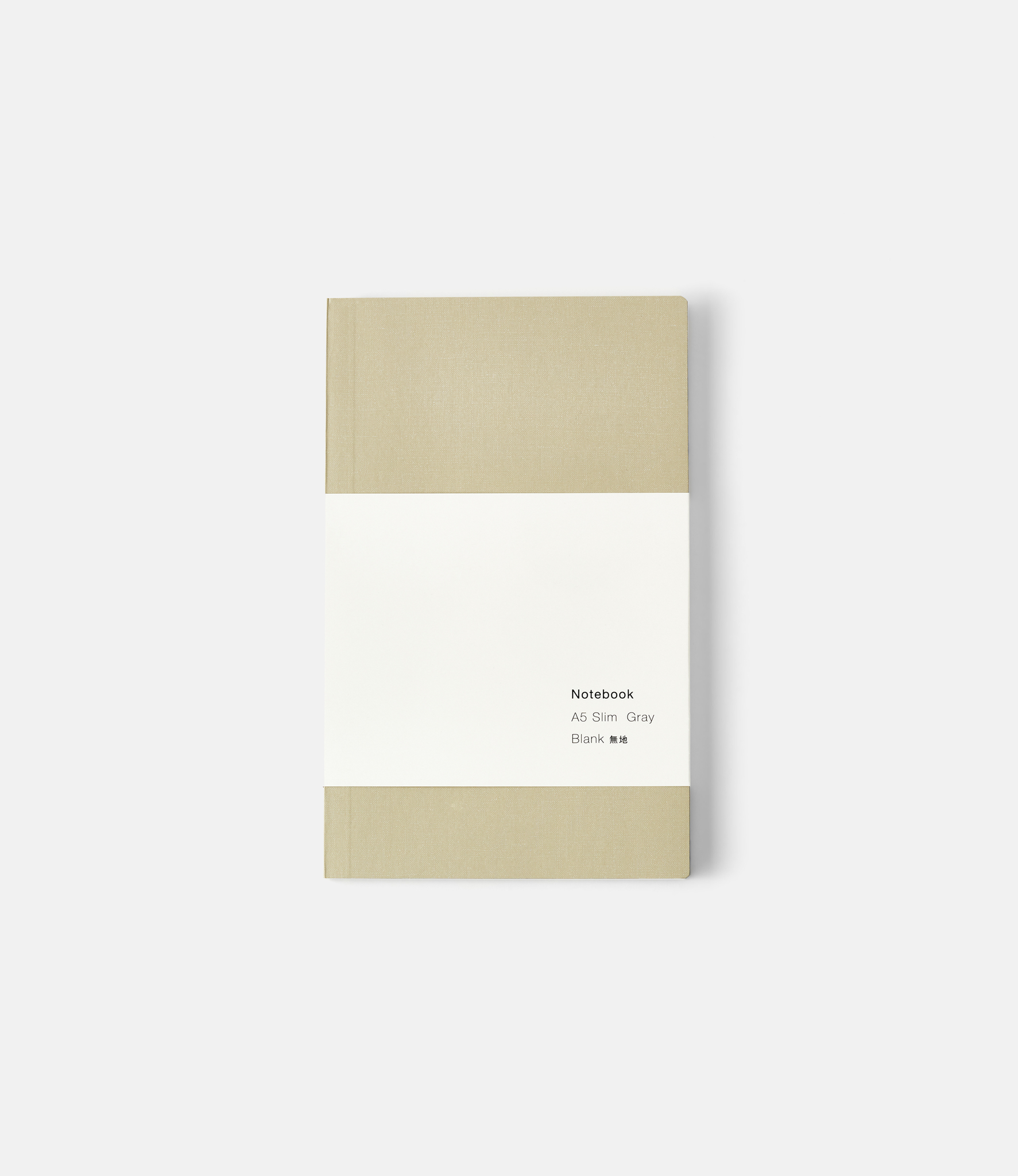 Ito Bindery Notebook Gray A5 Slim — нелинованный блокнот