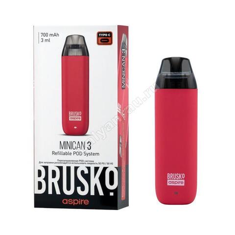 Электронная сигарета Brusko Minican 3 - Светло-красный